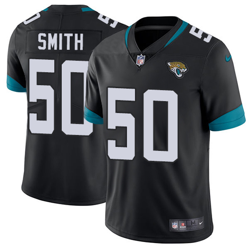 Nike Jacksonville Jaguars 50 Telvin Smith Black Team Color Men Stitched NFL Vapor Untouchable Limited Jersey